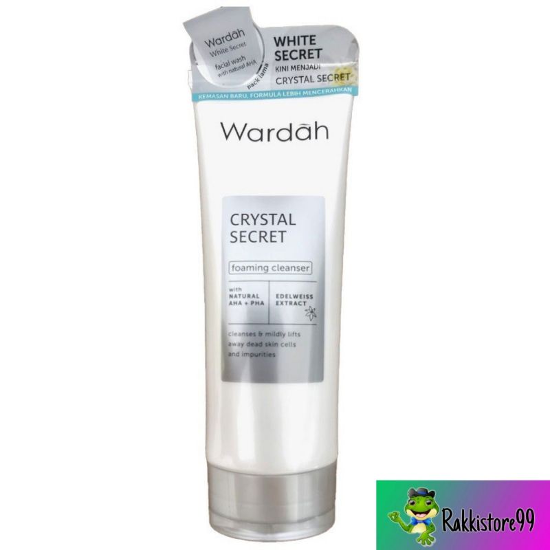 ❣️Rakkistore99❣️ Wardah CRYSTAL SECRET Foaming Cleanser (CS WITH AHA) (100% Original)