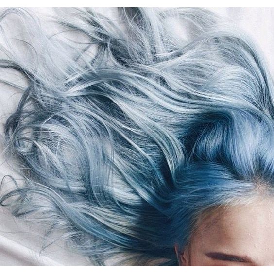 COLOR ME SNOW BLUE hair color cream / cat pewarna rambut