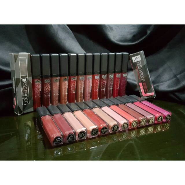 12pcs Kiss Proff Lipcream Matte