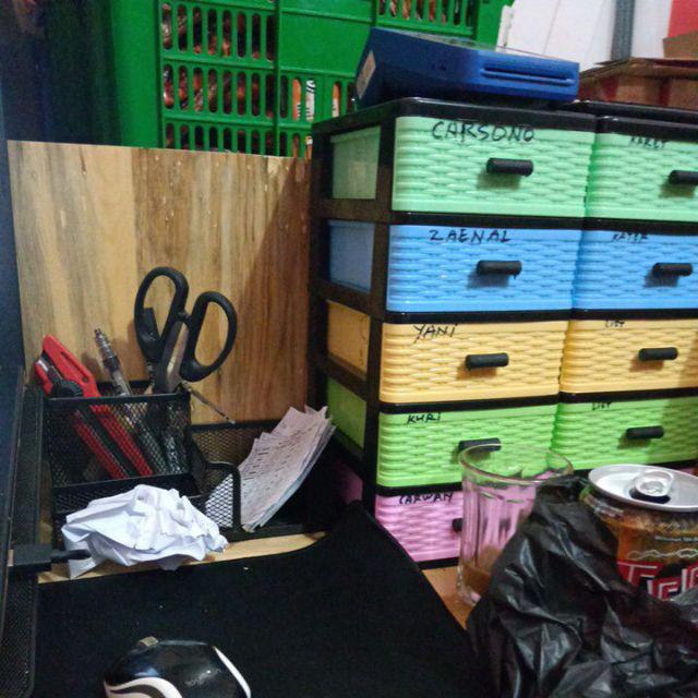 Hawaii Laci Plastik / Container Mini 5 Susun
