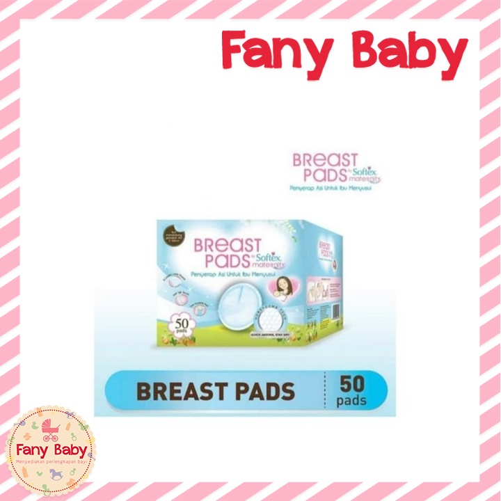 SOFTEX MATERNITY BREAST PADS HONEYCOMB ISI 50PADS