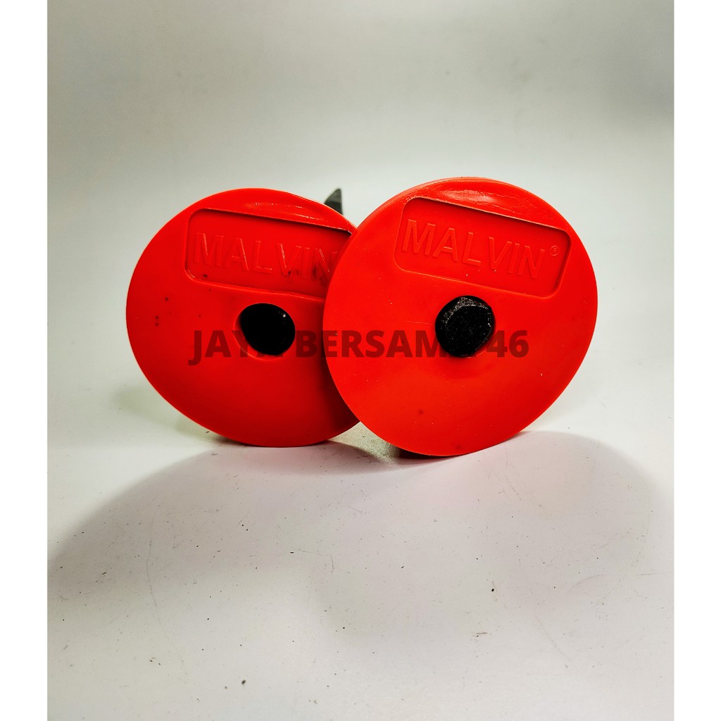 PAHAT BETON BESI TOPI ORANGE RATA/LANCIP aneka ukuran