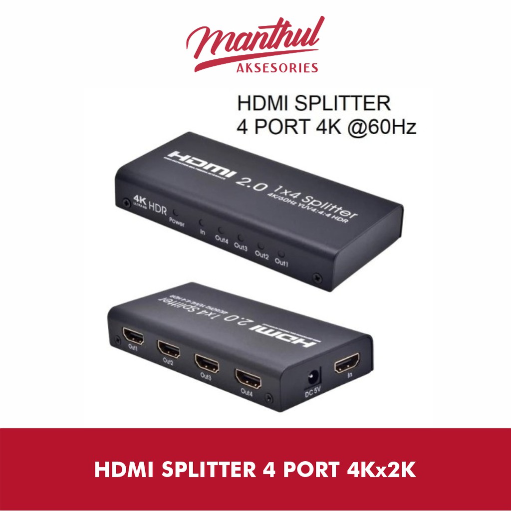 HDMI SPLITTER 4 PORT 4Kx2K