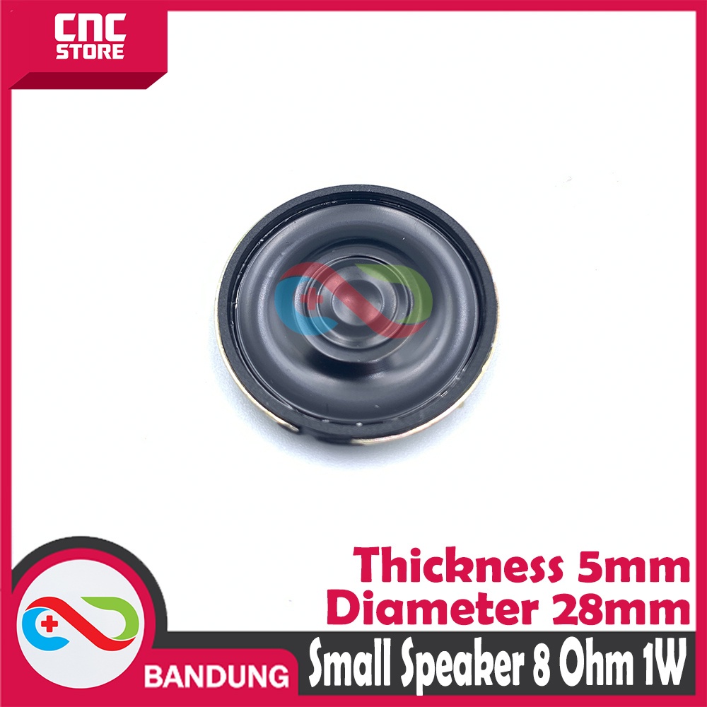SMALL SPEAKER THICKNESS 5MM DIAMETER 28MM 8R 1W 1W 8OHM