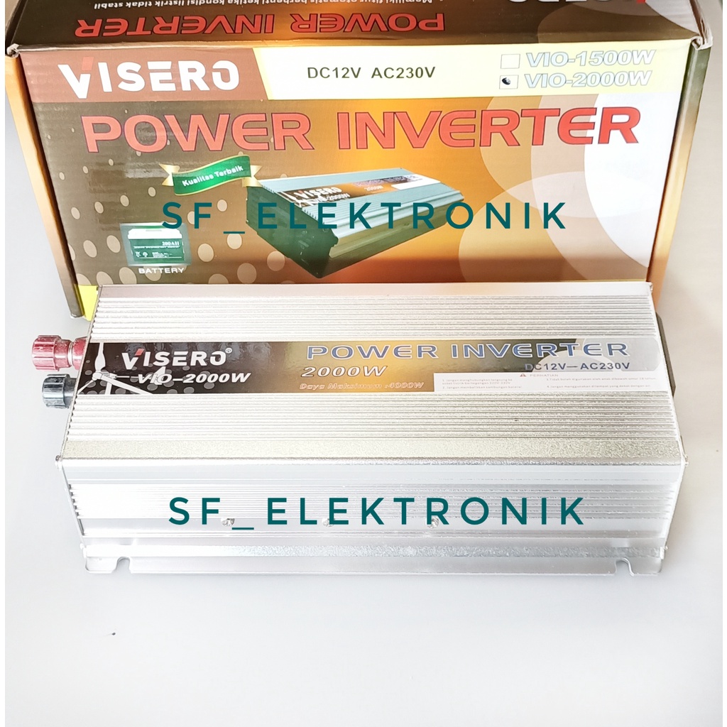 Power Inverter Visero VIO-2000 Watt DC to AC