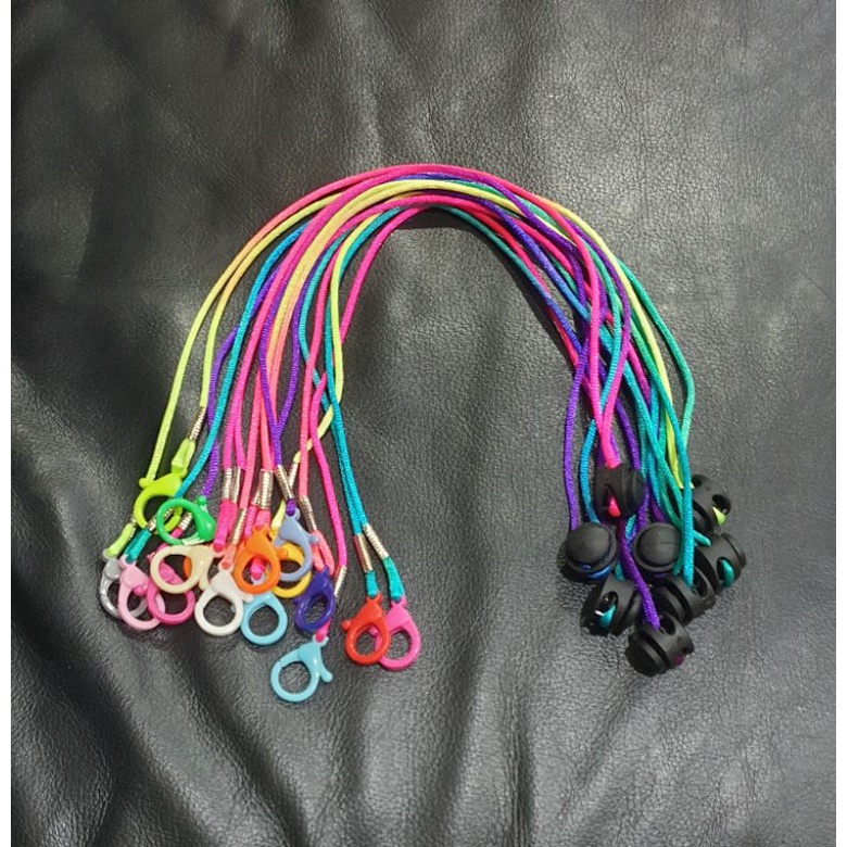 STRAP MASKER TALI RAINBOW CUTE WARNA PELANGI