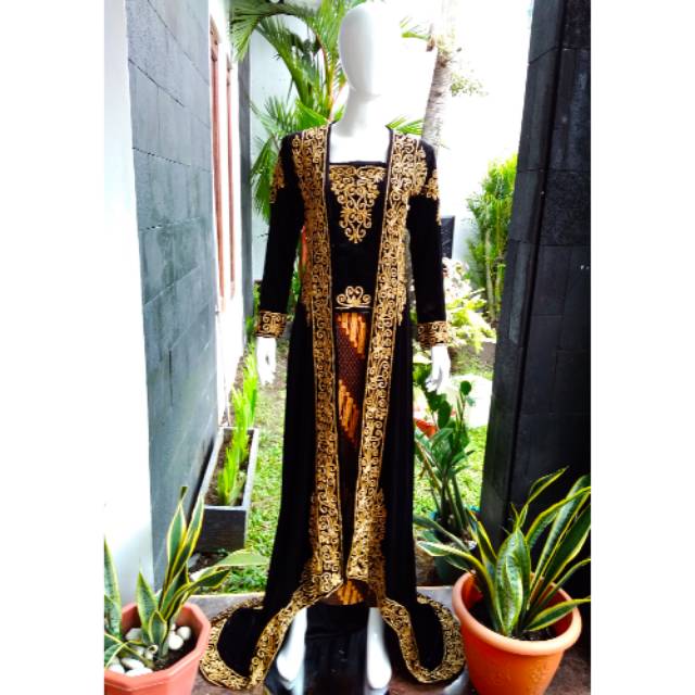 Kebaya bludru Manten/kebaya kutubaru