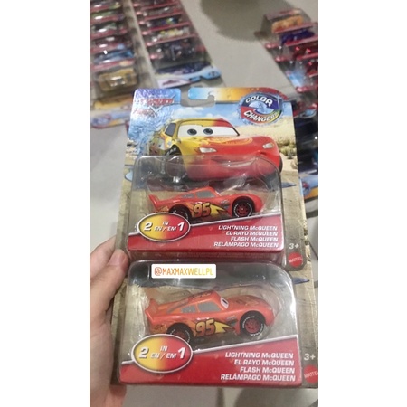 Disney Cars Lightning Mcqueen El Rayo Mcqueen Flash Relampago Color Changers US ORI