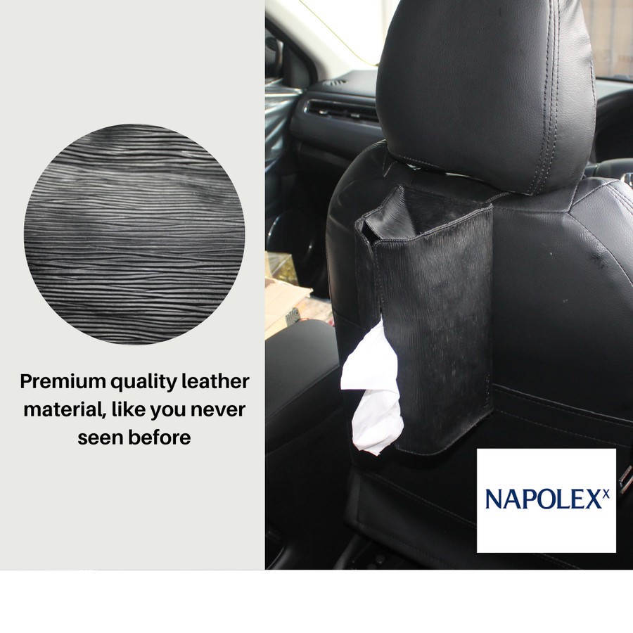 Napolex Kotak Tempat Tissue Tisu Mobil Car Tissue Box Gantung Original