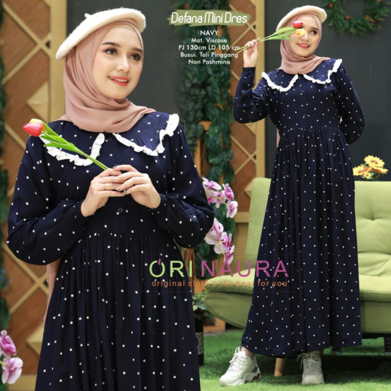 QIRA,FRAYA,DEFANA,KOPA,AGIA Mini Dress muslim by Ori Naura