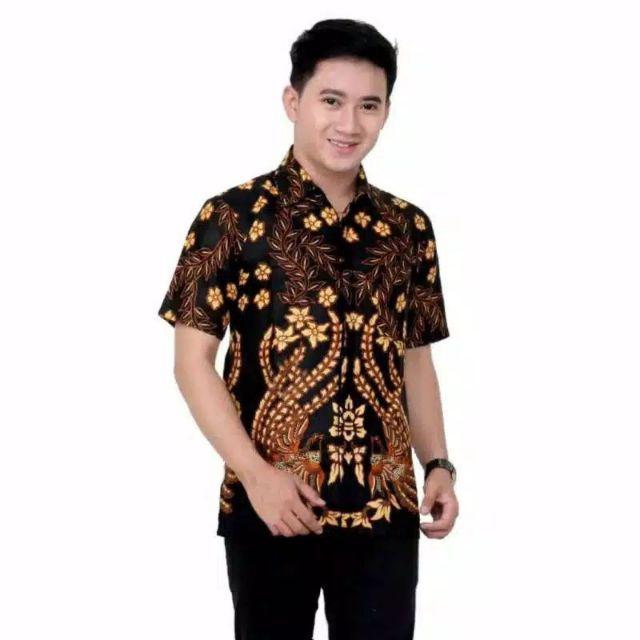 M, L, Xl, Xxl, Xxxl, Xxxxl, Xxxxxl Kemeja Batik Pria Lengan Pendek Jumbo Baju Batik Pria