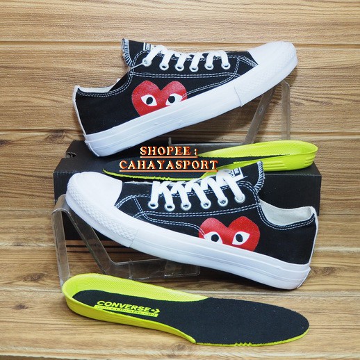 SEPATU PRIA CONVERSE CDG PLAY ALL STAR CHUCK TAYLOR II SEPATUCONVERSE ALLSTAR UNDEFEATED