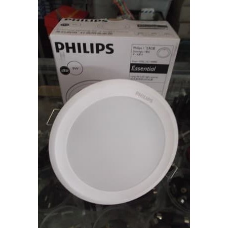 LED 9 Watt Putih Philips 44083 Downlight LED 6500K 4 Inch