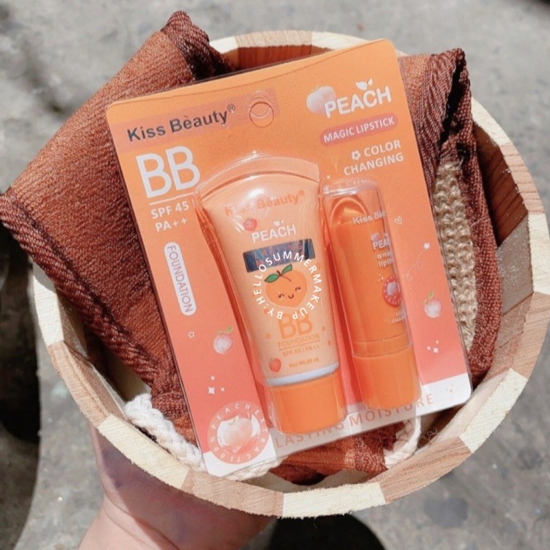 [ORI THAILAND] Sunny Peach Set BB Cream &amp; Lip Balm