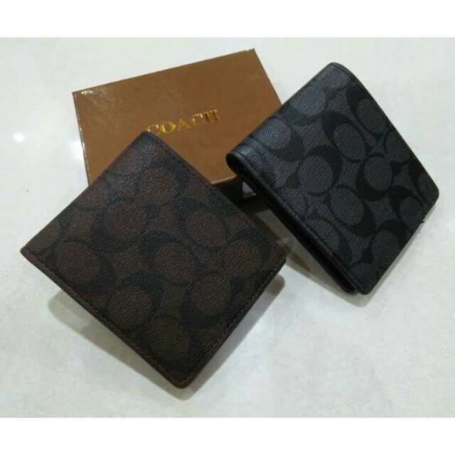 Dompet cowok Pendek lipat import Motif C 60223