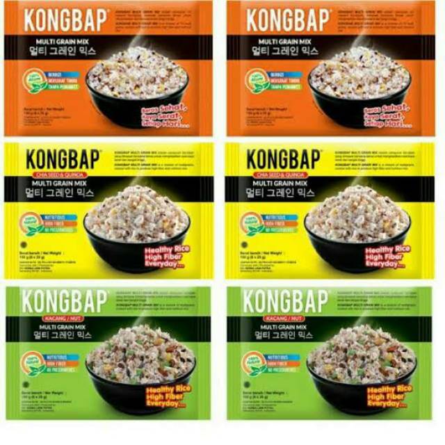 Kongbab Multigrain Kongbap Multigrain Mix - 6 Sachet x 25grams