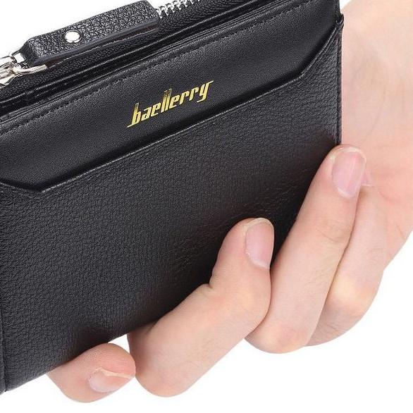 Dompet Baellery Pendek Resleting MANLY New Pria Wanita ( ASLI IMPORT ) L3