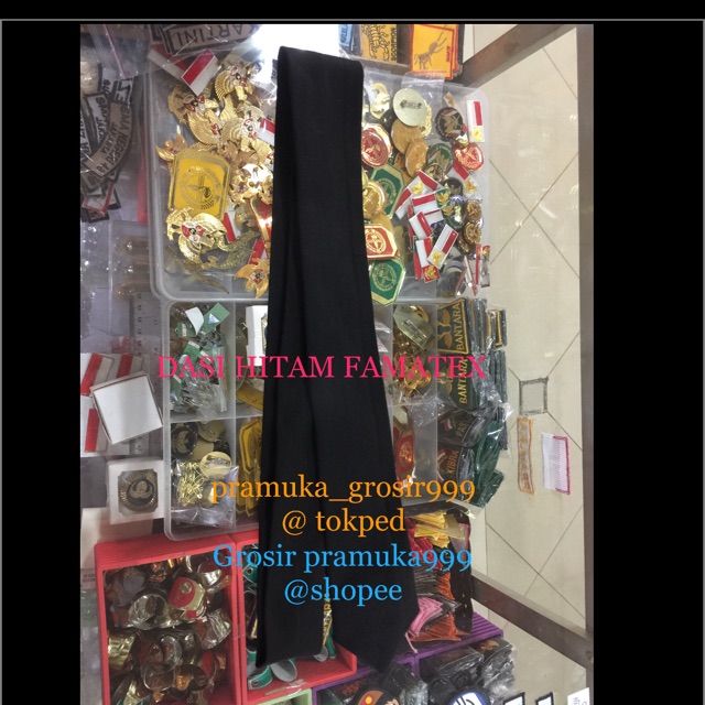 Dasi Hitam Famatex panjang