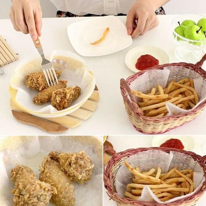 Promo Oil Filter Paper Kertas Penyerap Minyak Dapur Masak Gorengan Dokter Ok Murah