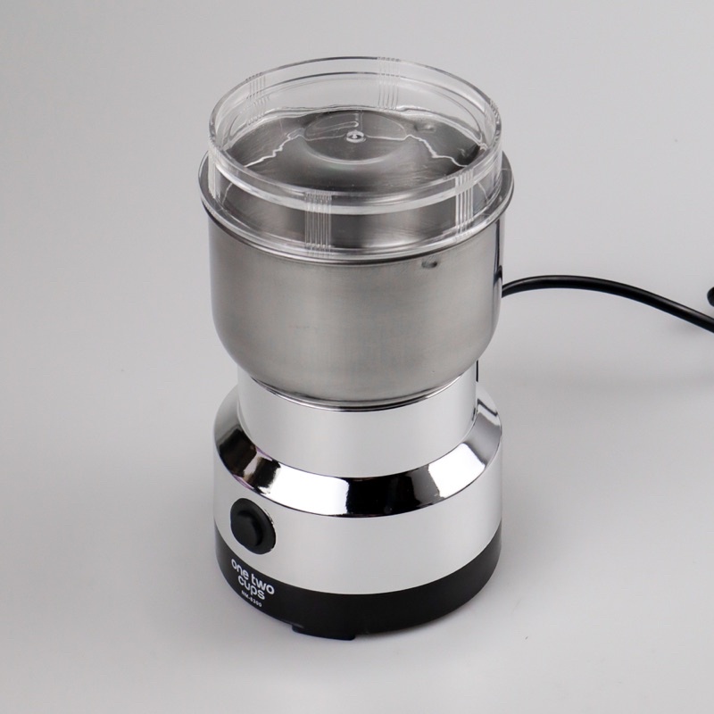 One Two Cups Alat Penggiling Kopi Electric Coffee Grinder 150W - NM-8300 - Silver