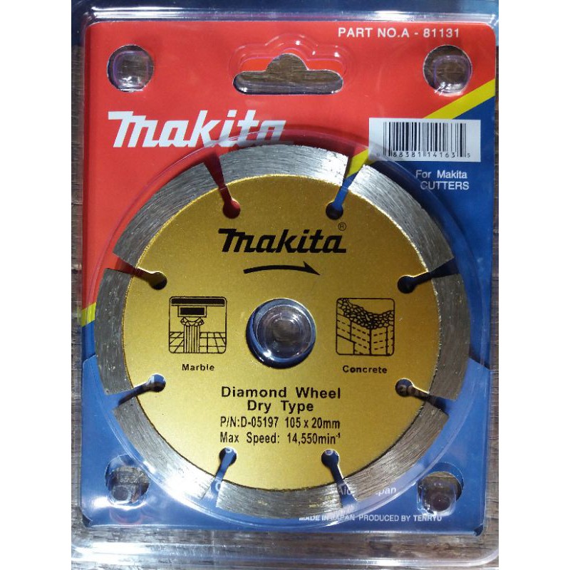 Mata pisau potong keramik & granit 4 inch merk MAKITA