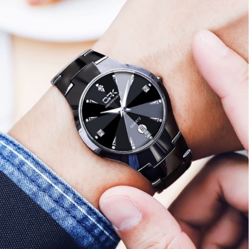 (COD) Jam Tangan Pria Kecil Original OPK & ORUSS Import Anti air Analog