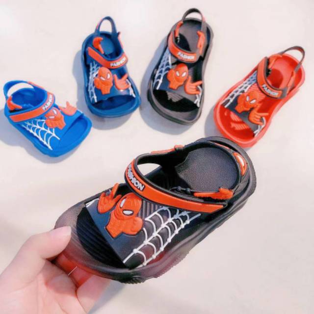 spiderman jelly shoes