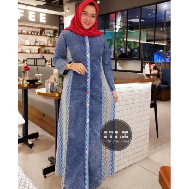 Gamis Jeans Ori by EVT.CO