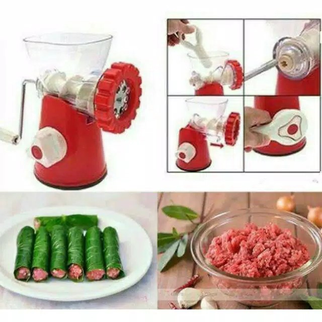 Mesin / Alat Penggiling Daging Sayur Buah Manual Multifungsi Meat Grinder Murah