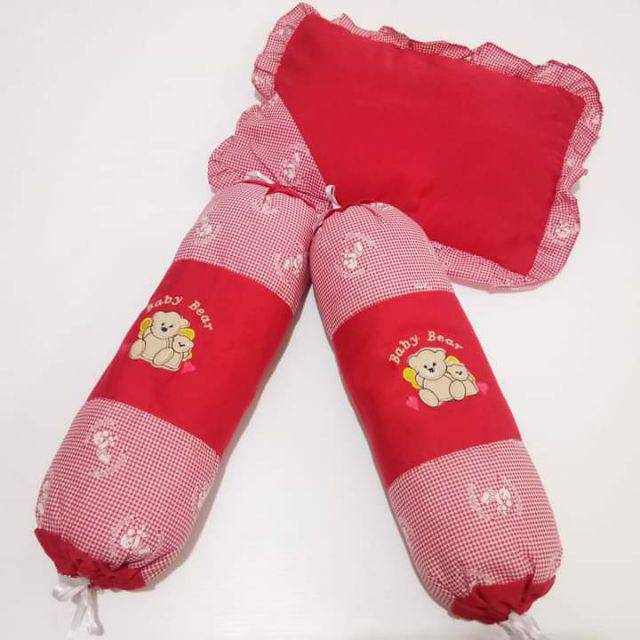SET BANTAL GULING MELATI BABY CORAK TUA-BANTAL GULING SET MELATI TUA-BANTAL GULING BAYI MURAH
