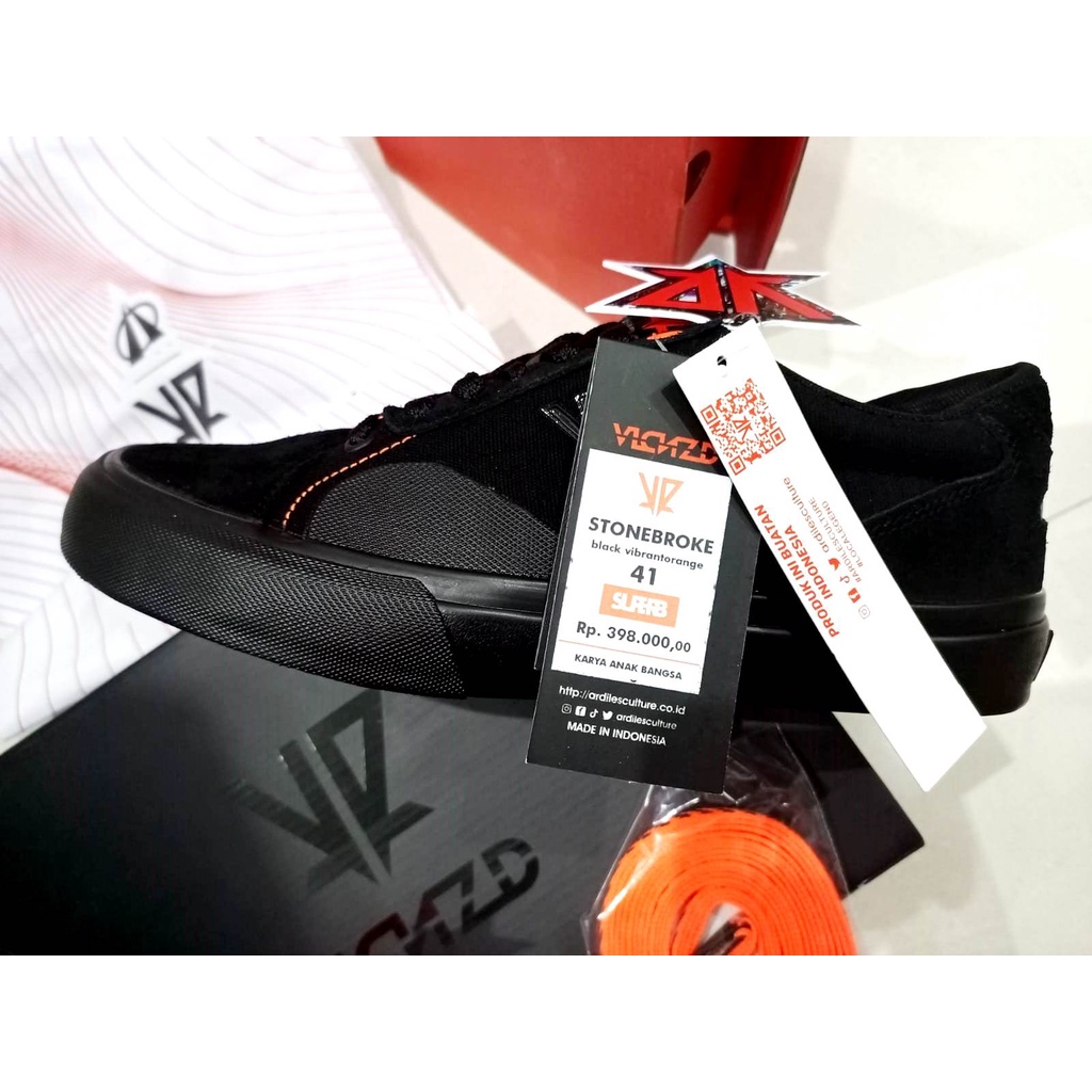 Ardiles Culture x VLCNZD Stonebroke -- Sepatu Sneakers Canvas Casual Pria/Wanita Ardiles Original