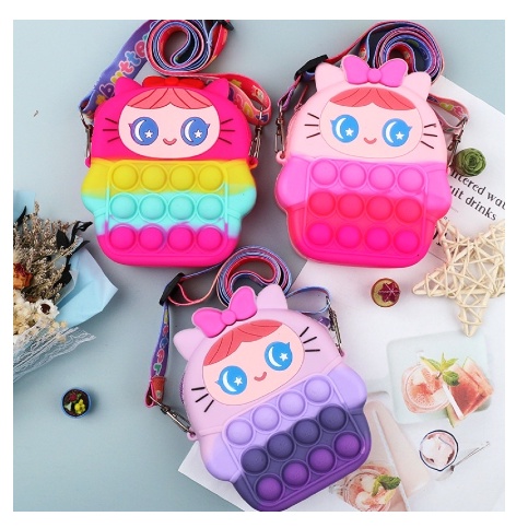 TAS POP IT ANAK JELLY / TAS POP IT ANAK SELEMPANG / TAS POP IT ANAK TERMURAH - PO-26