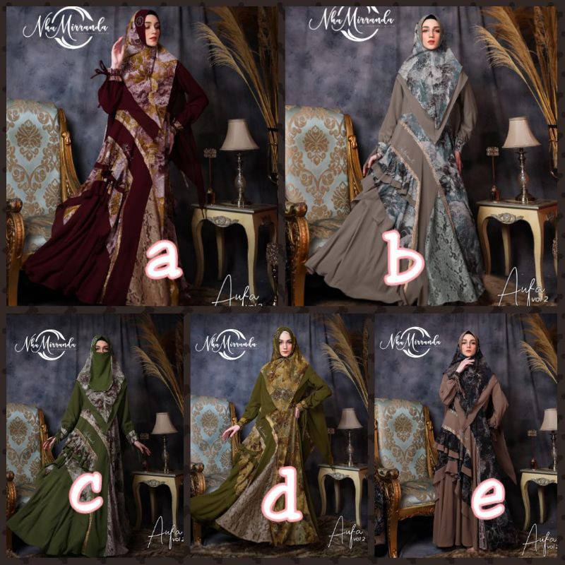 ready stok siap kirim syar'i mewah by Nha mirranda/syar'i Nha mirranda/syari elegant by nha mirranda