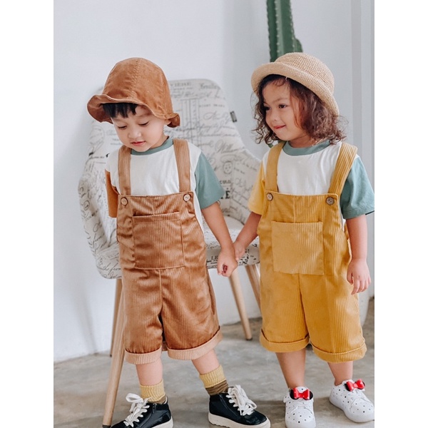 RACHIDKIDS / OVERALL ANAK LUCU / OVERALL SET ANAK / HIROKI OVERALL SET