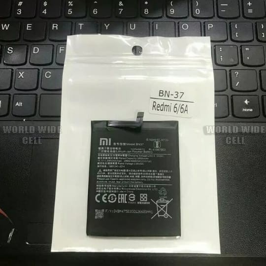 Baterai Batrai Xiaomi Redmi 6 / Xiaomi Redmi 6A / Xiaomi BN-37 / Xiaomi BN37