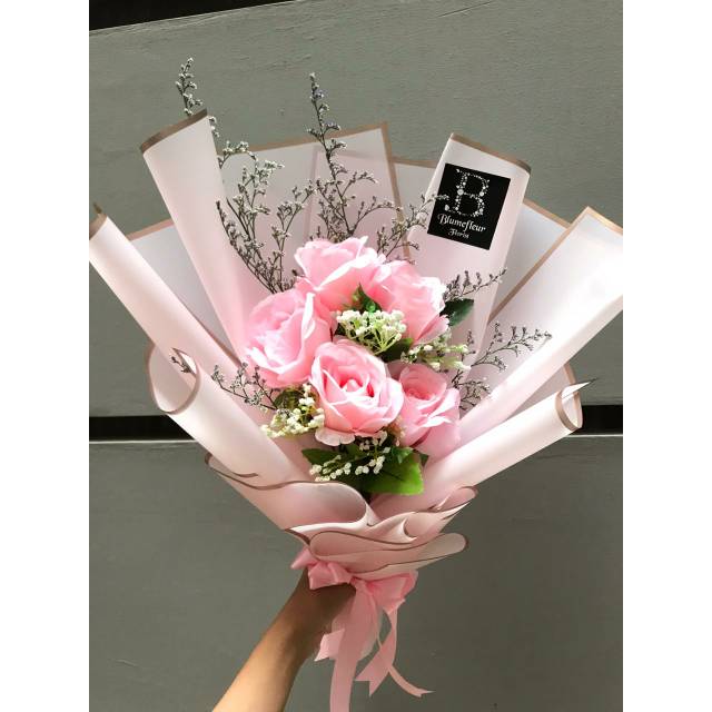 Bouquet Roses artificial/palsu