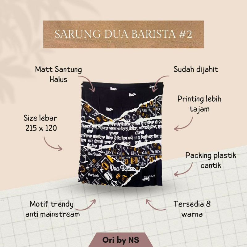Sarung Dua Barista #2