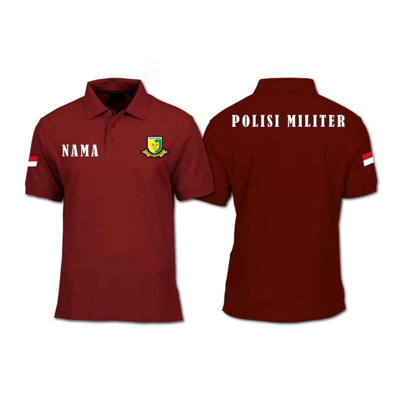 KAOS POLO POLISI MILITER KUALITAS PREMIUM