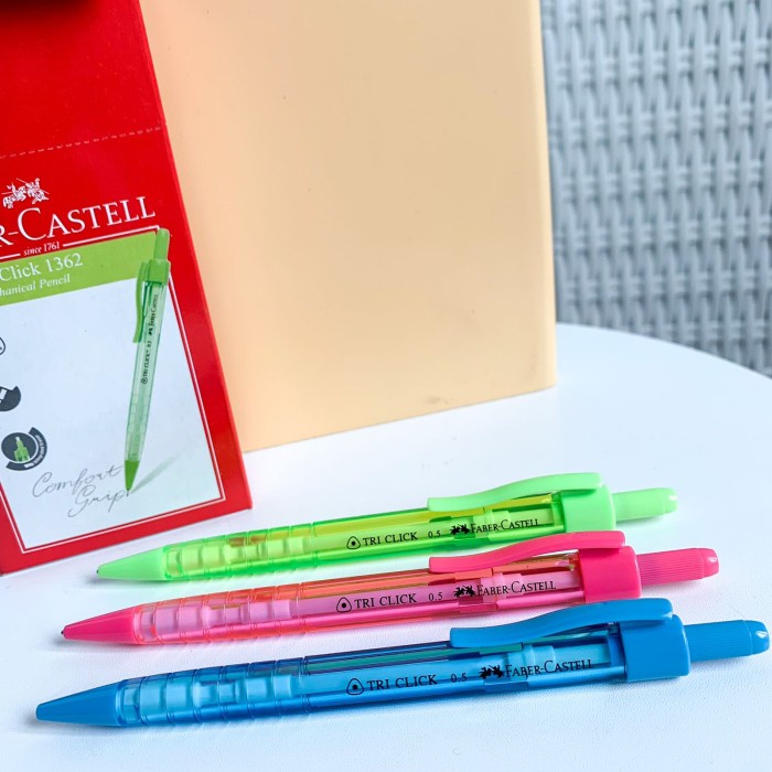 

Dijual Pensil Cetek Mekanik Tri Clik Faber Castel Cute Unik Lucu Fancy Cod Limited