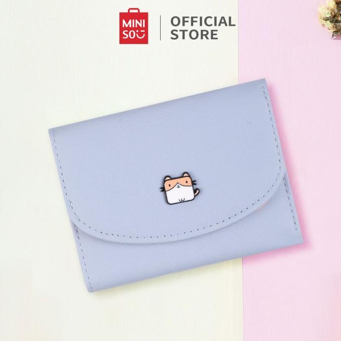 MINISO Dompet Wanita Kecil Mini Pendek Wallet Simple