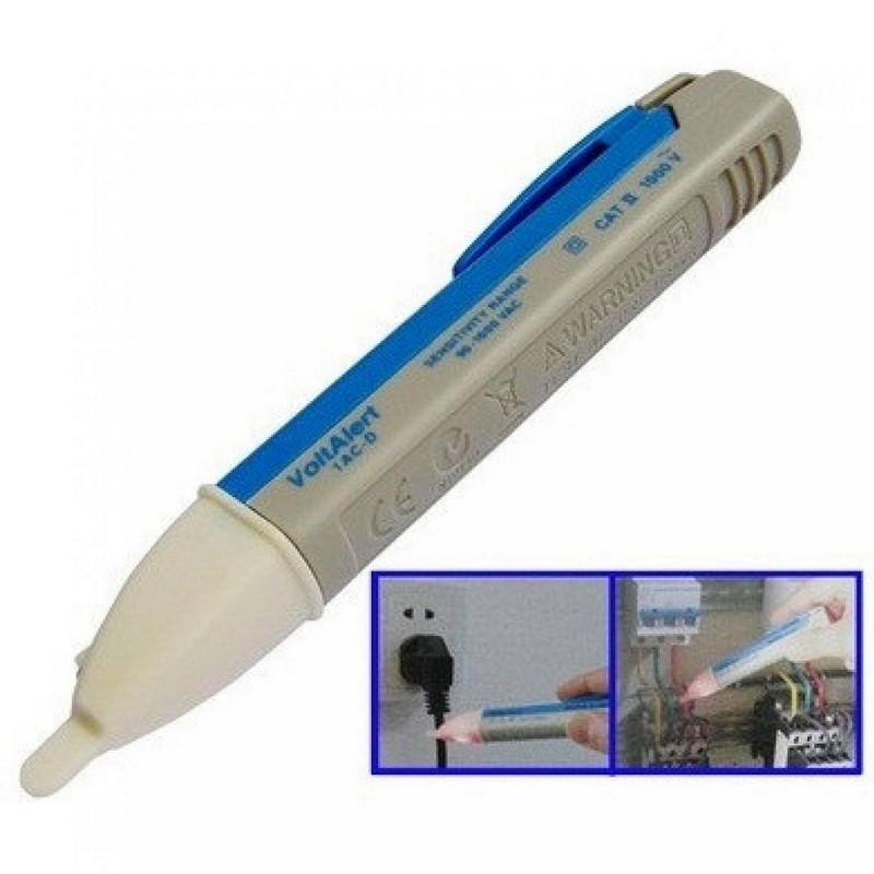 Tespen Elektrik Pen Tester Voltase Ampere Non Kontak Detector