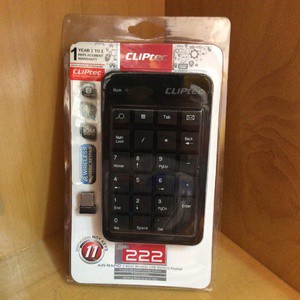 Keyboard Numeric Wireless Cliptec Rzk222