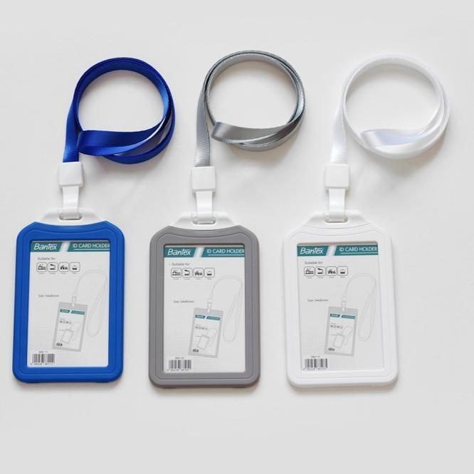

[PRODUK G97PN] [Zada] Bantex Dual Side ID Card Holder Lanyard Portrait #8881 BRF