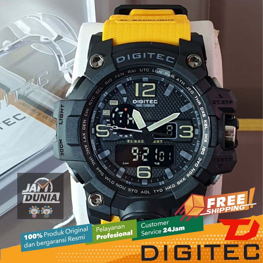 JAM DIGITEC ORIGINAL DA-2093 TKN DG 2093 DIGITEC 2093 JAM TANGAN PRIA TR RS