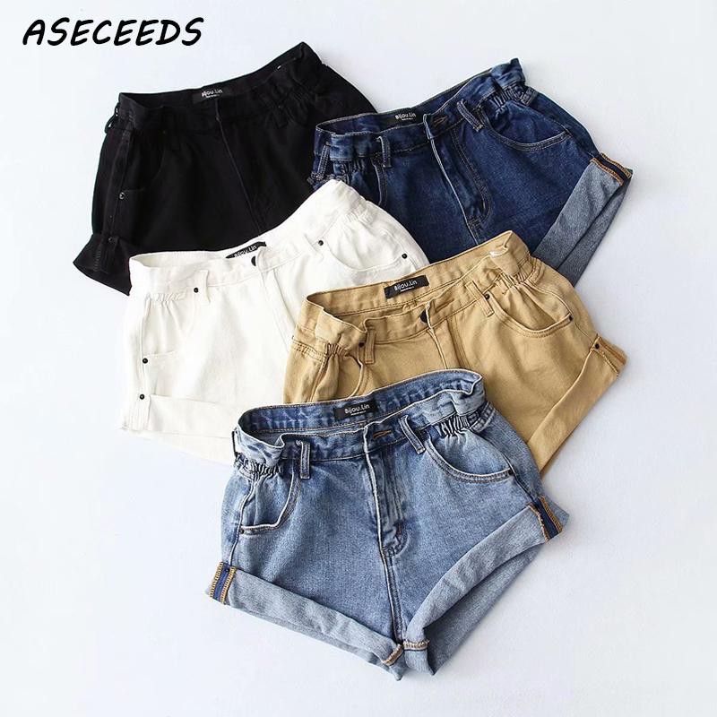 cotton denim shorts