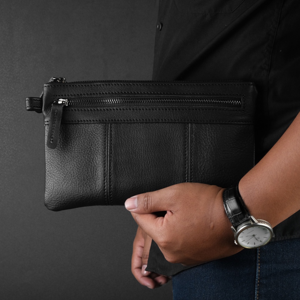 Clutch Bag Pria Wanita Tas Tangan pria Kulit Hand Bag Pria Kulit