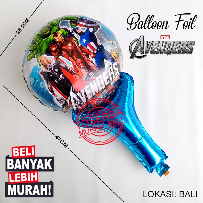 BALON FOIL PENTUNG MARVEL AVENGER