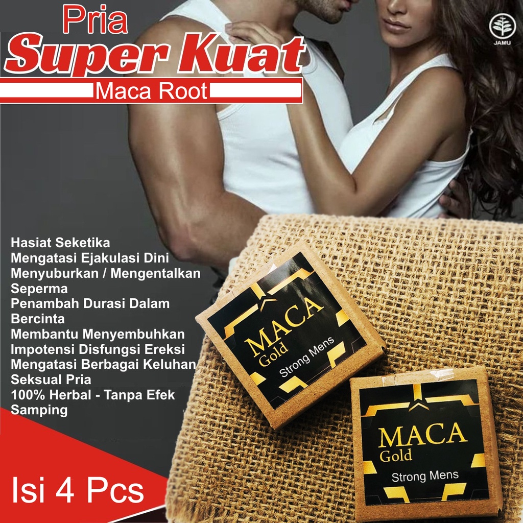 

Jamu Herbal Pria - Maca Root Gold Herbal - Herbal Stamina Pria