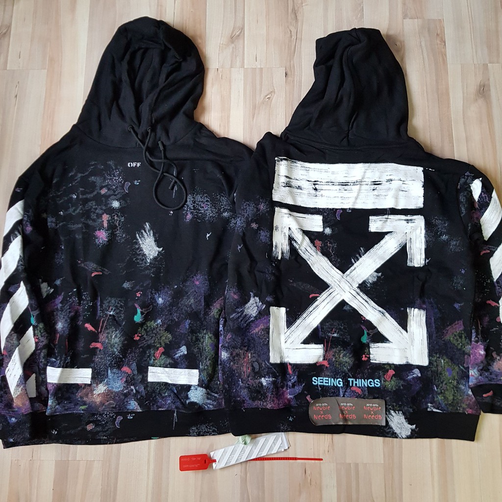 off white seeing things hoodie galaxy