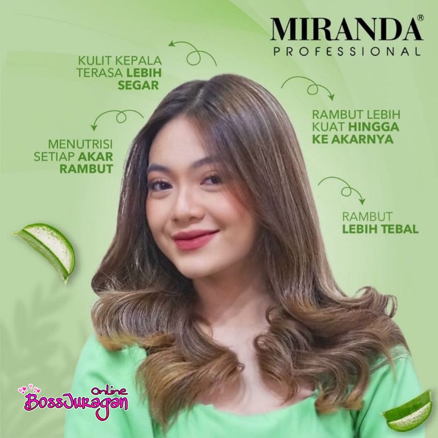 (BOSS) MIRANDA PROFESSIONAL Creambath 1000gr | Aloe Vera - Strawberry - Mint - Rose
